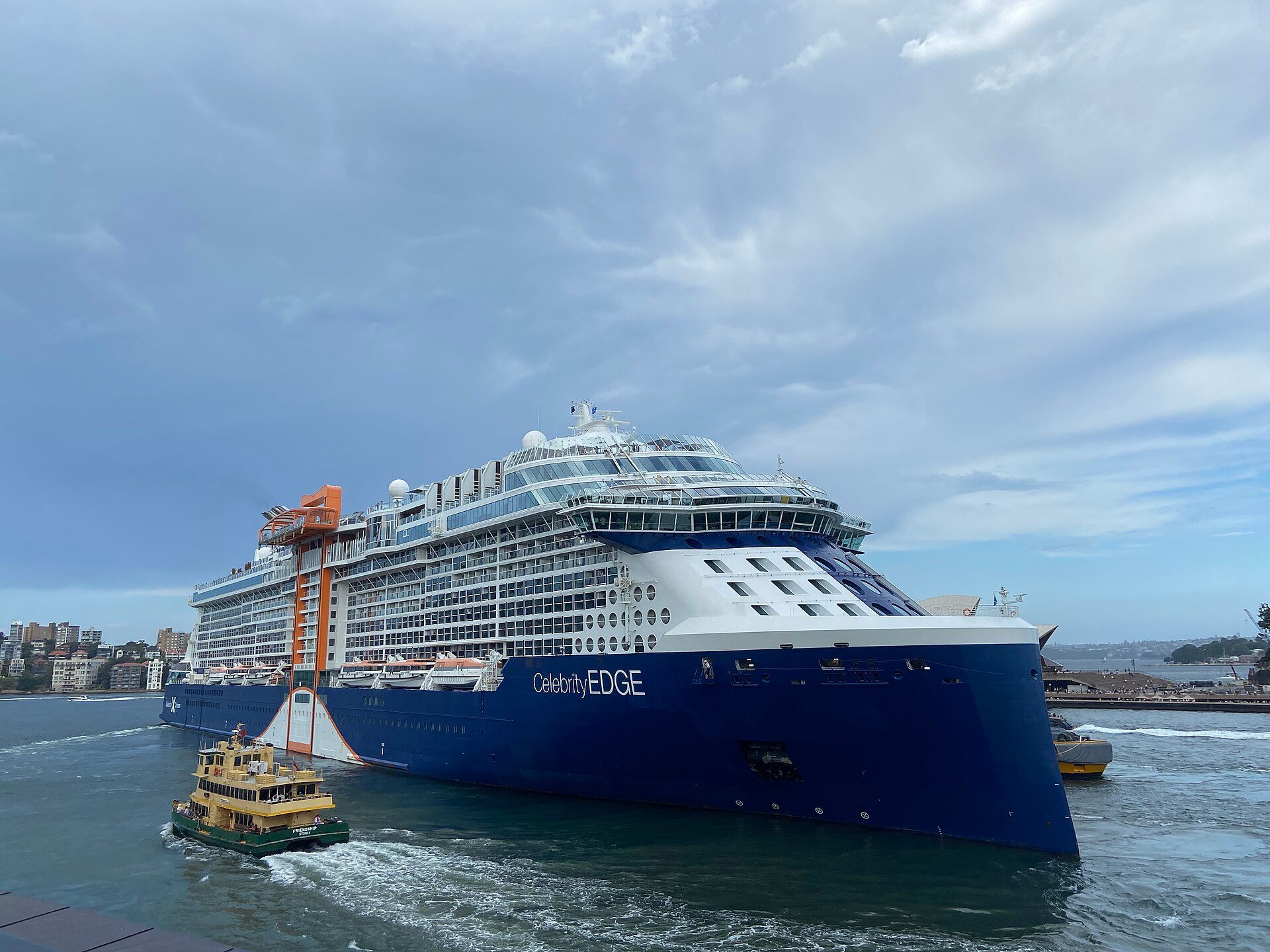 Celebrity Edge in Sydney Harbour