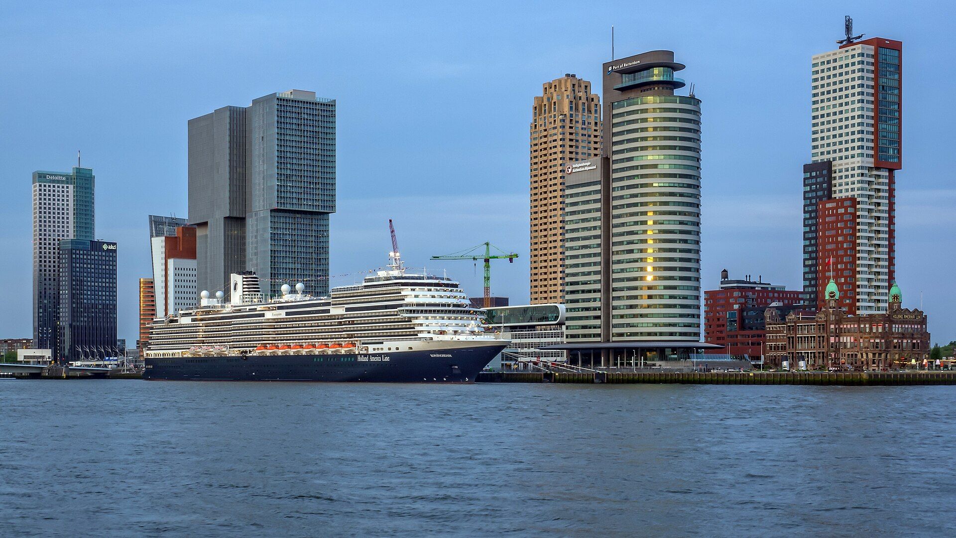 Holland America's Koningsdam in Rotterdam