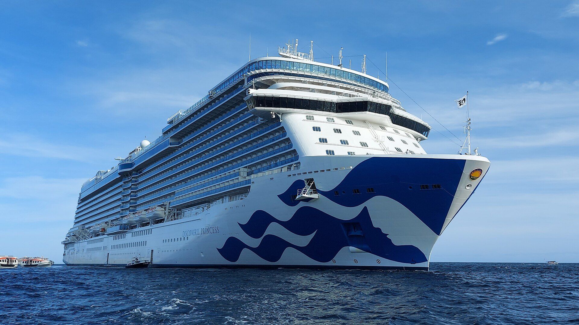 Discovery Princess at anchor off Cabo San Lucas
