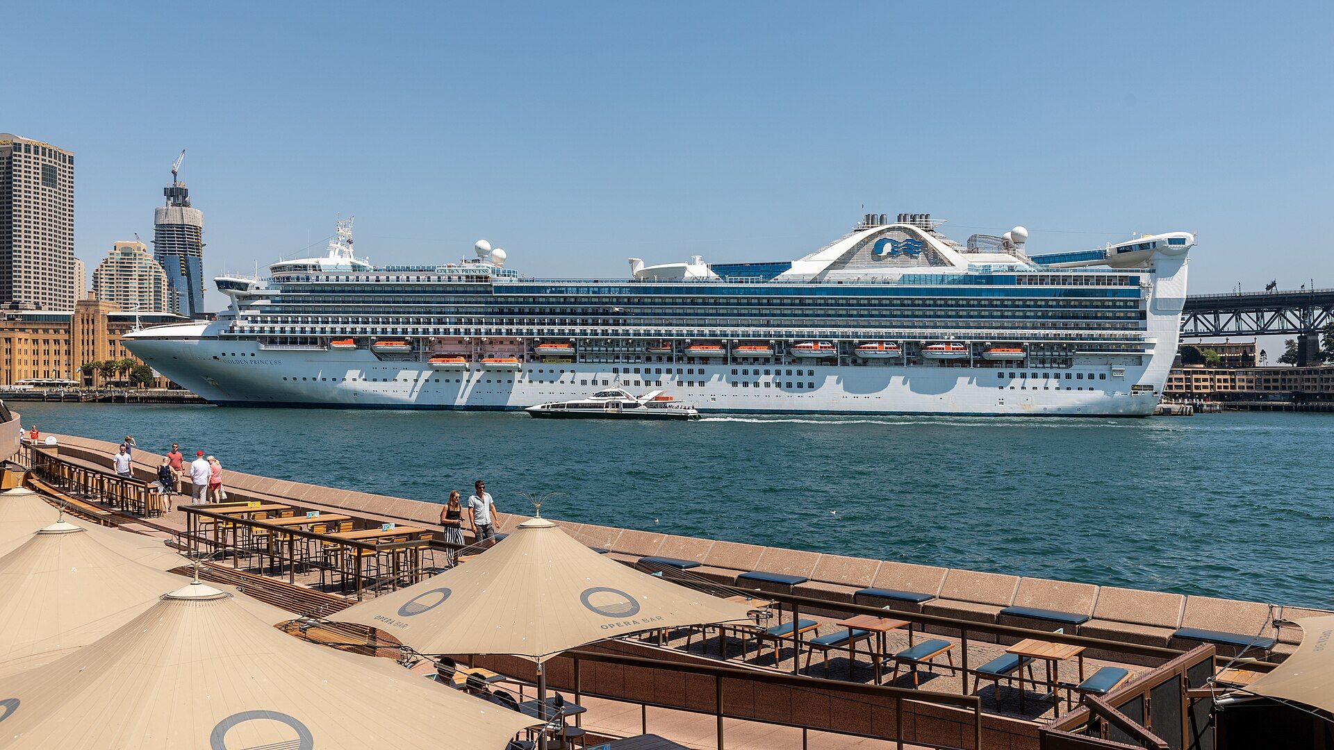 Golden Princess at the Overseas Passenger Terminal in Sydney
