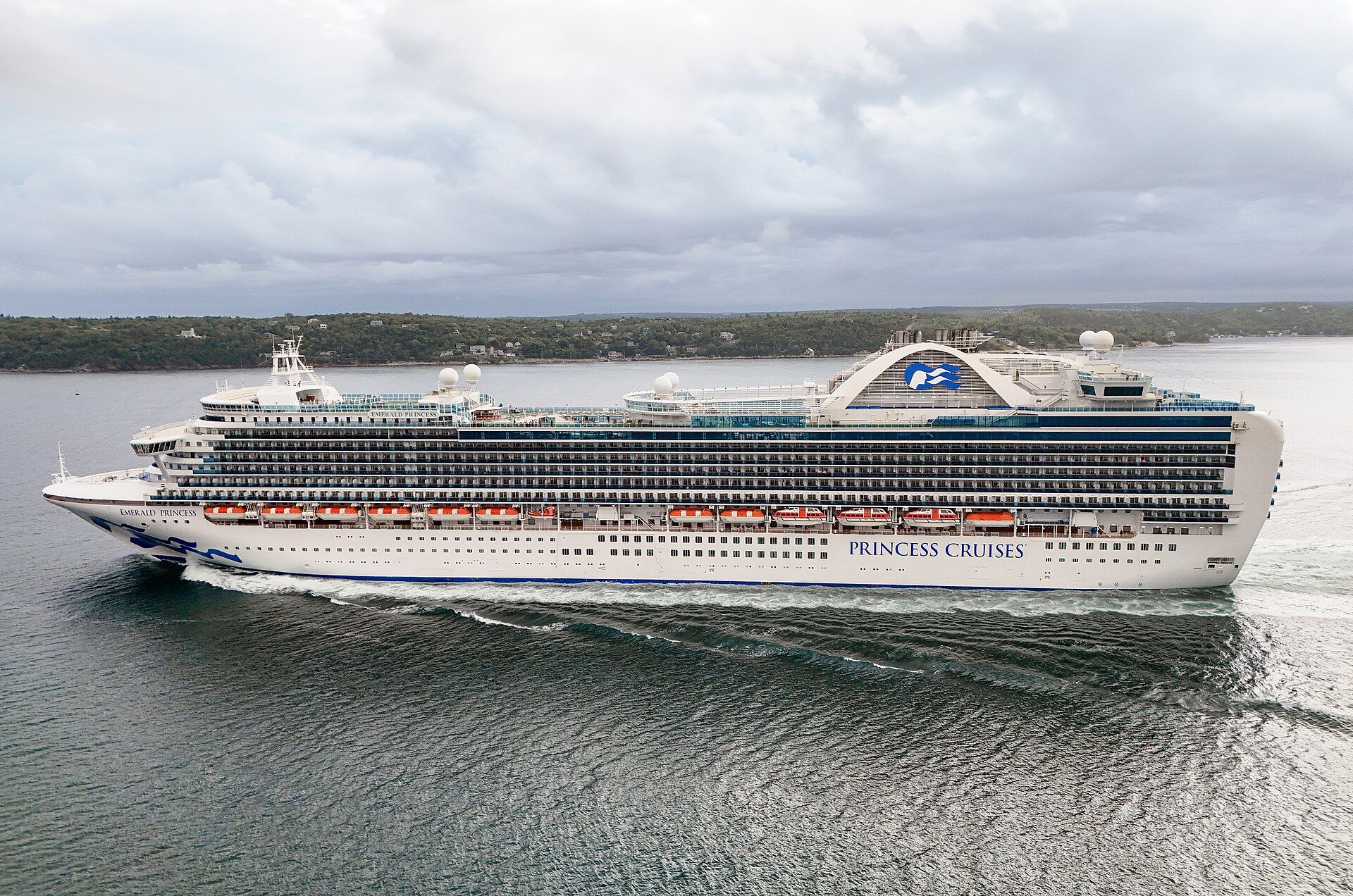 Emerald Princess departing Halifax, Nova Scotia