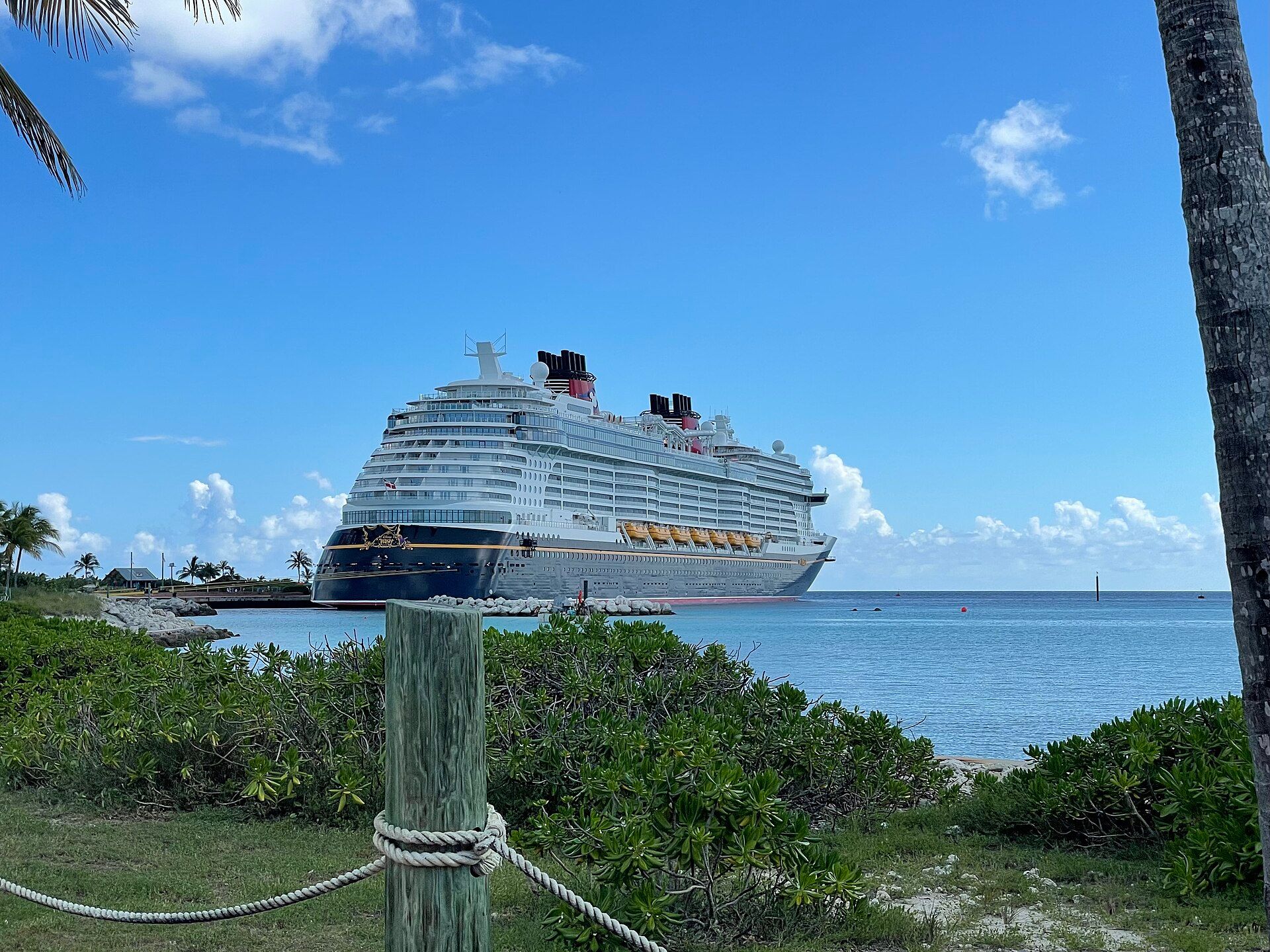 Disney Wish at Castaway Cay, Disney's private island in the Bahamas