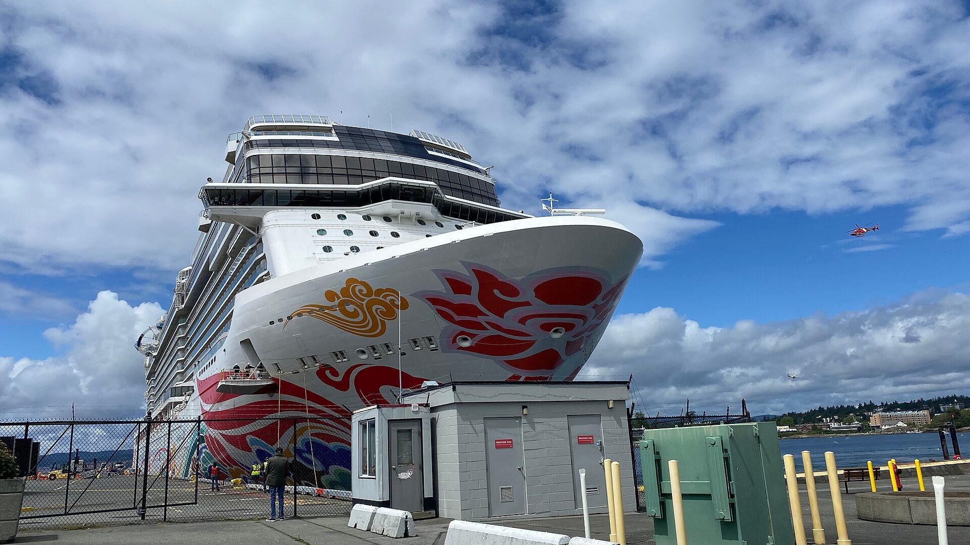 Norwegian Joy docked at Ogden Point, Victoria, Canada