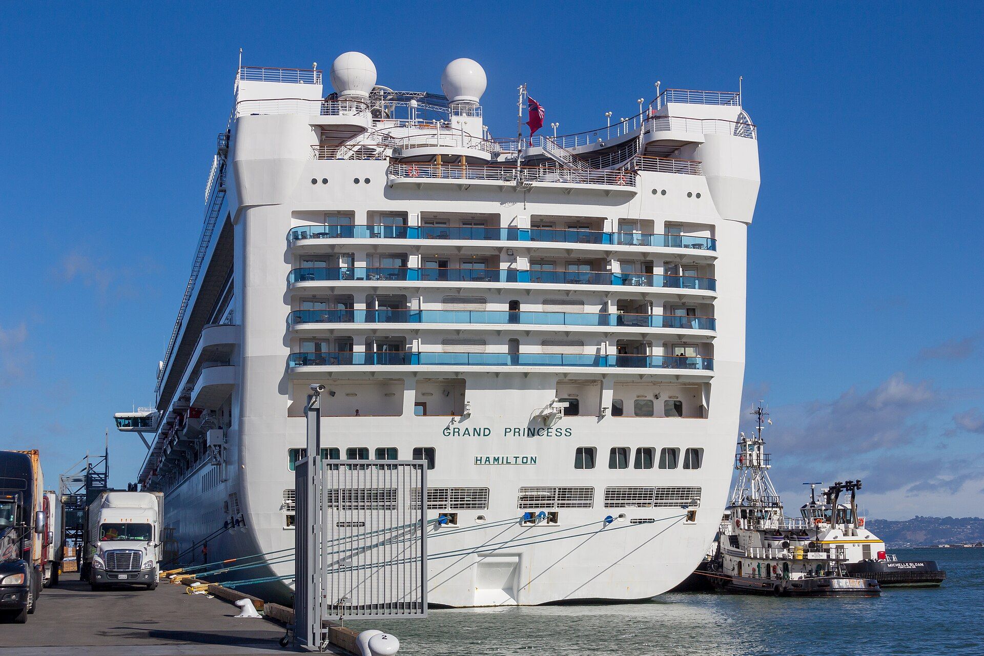 Grand Princess in San Francisco